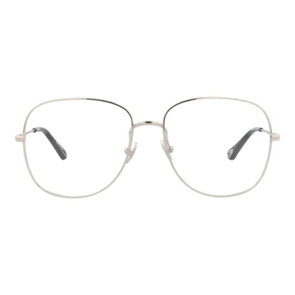 Chloé Womens Aviator Silver Silver Transparent Fashion Designer Eyewear - Picture 1 of 4